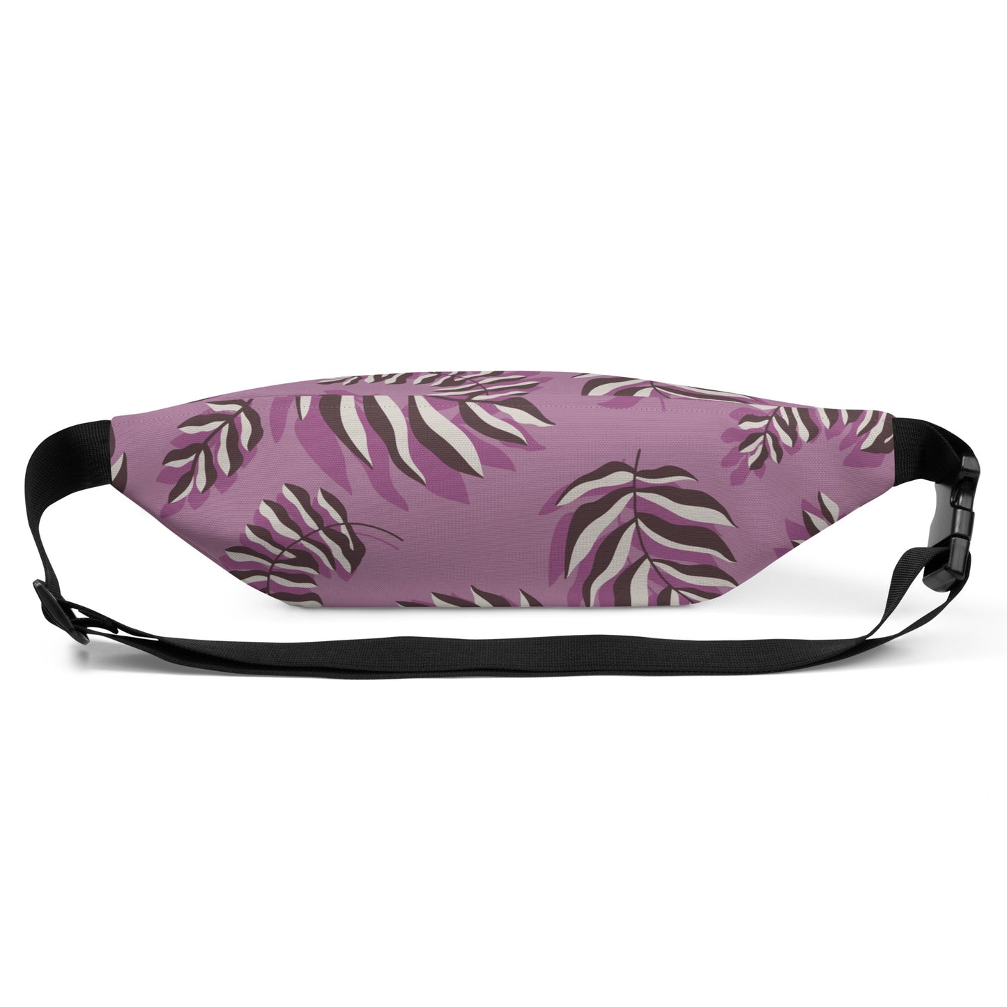 Plymouth Pink Wavy Fern Fronds Fanny Pack