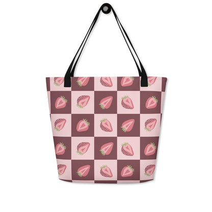 Limited-Edition Strawberry Parade Large Tote Bag