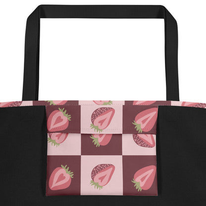 Limited-Edition Strawberry Parade Large Tote Bag