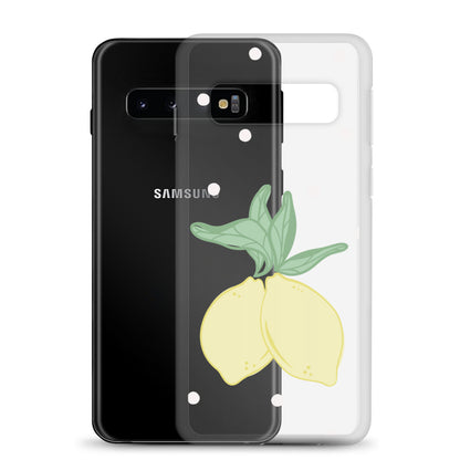 Easy Peasy Lemon Squeezy Clear Samsung Case