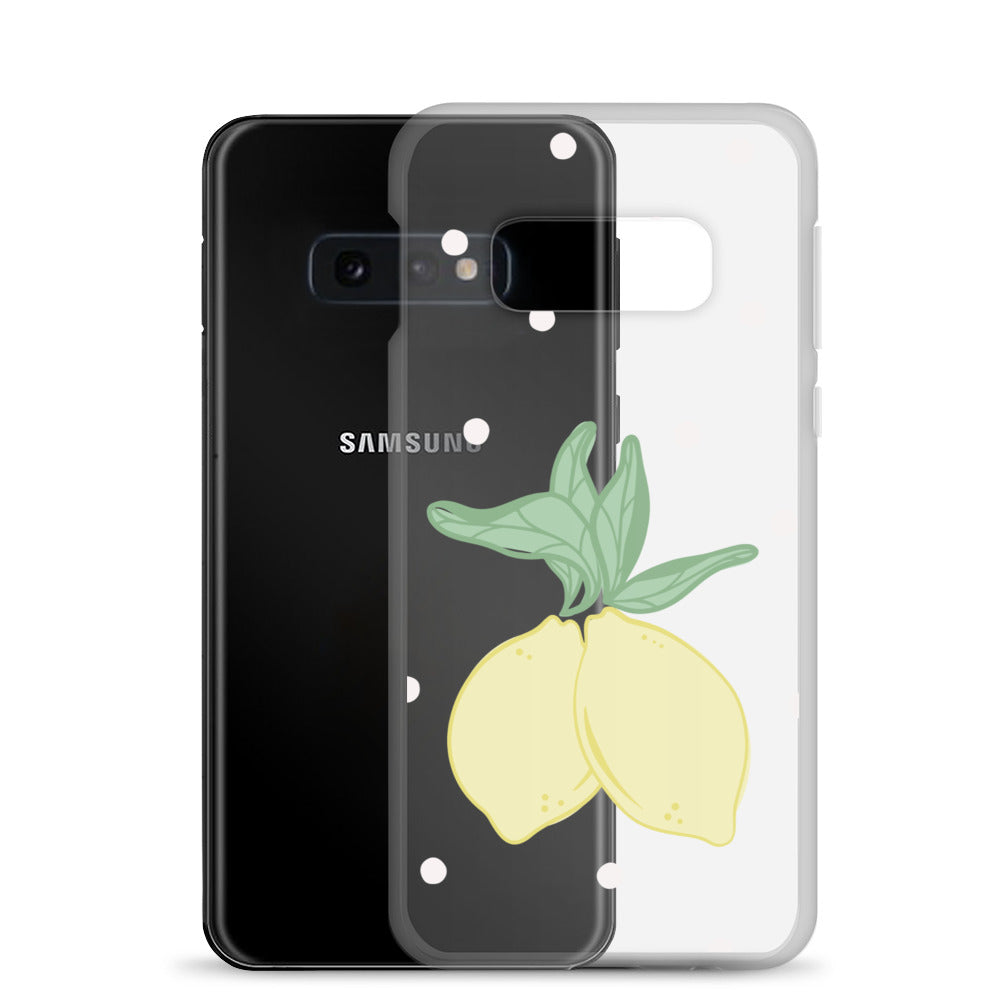 Easy Peasy Lemon Squeezy Clear Samsung Case