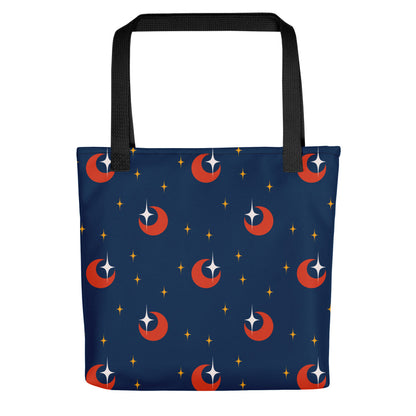 Meteorite Navy Celestial Tote Bag