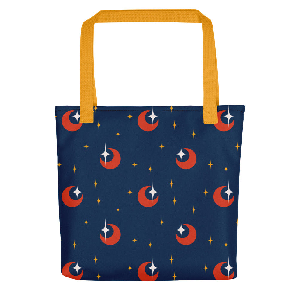 Meteorite Navy Celestial Tote Bag
