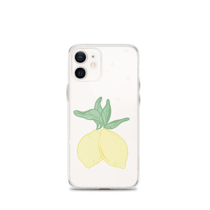 Easy Peasy Lemon Squeezy Clear iPhone Case